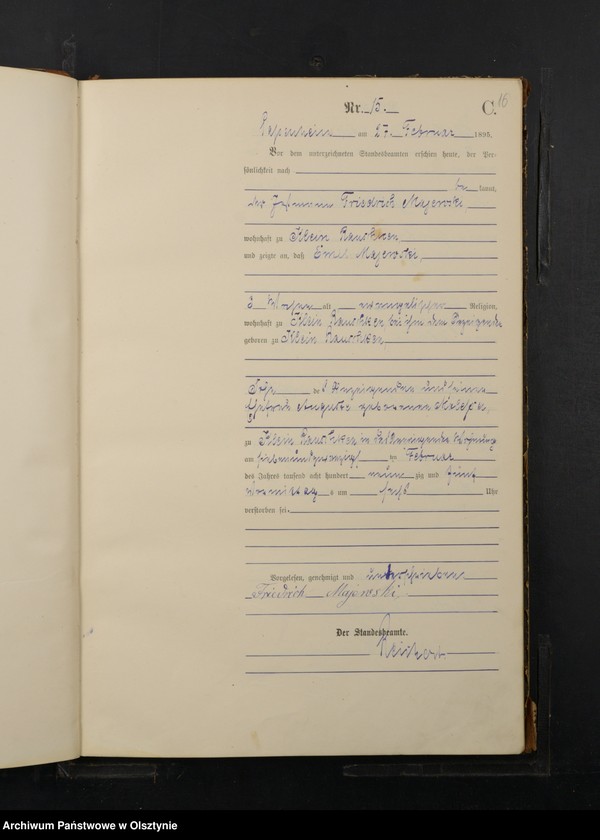 image.from.unit.number "Sterbe-Haupt-Register Nr 1 - 115"