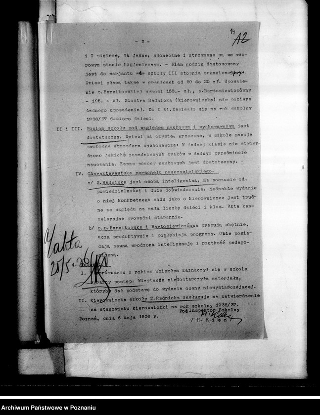 Obraz 17 z jednostki "Prywatna Szkoła Powszechna żeńska Najświętszego Serca Jezusowego- Poznań"