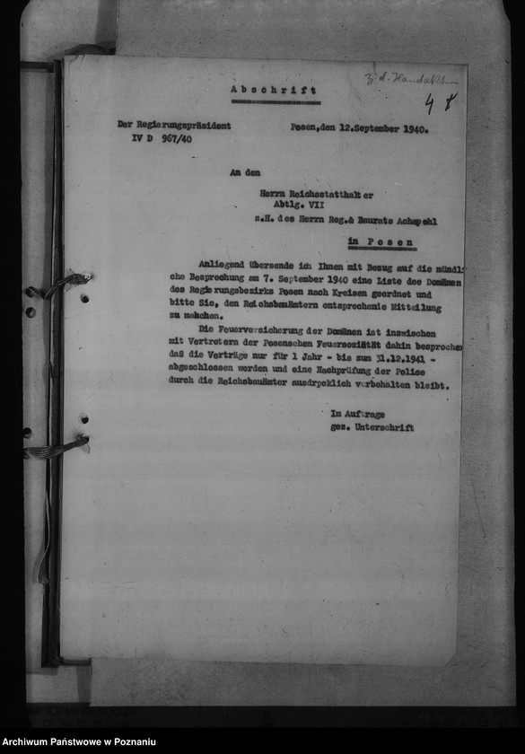 Obraz 8 z jednostki "Staats - Domänen. Allgemeiner Schriftwechsel"