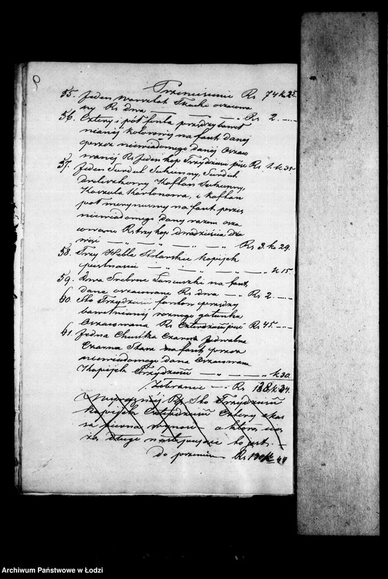 Obraz 13 z jednostki "Akta tyczące się spisu inwentarza pozostałości po zmarłym Gotfrydzie Katałowskim"