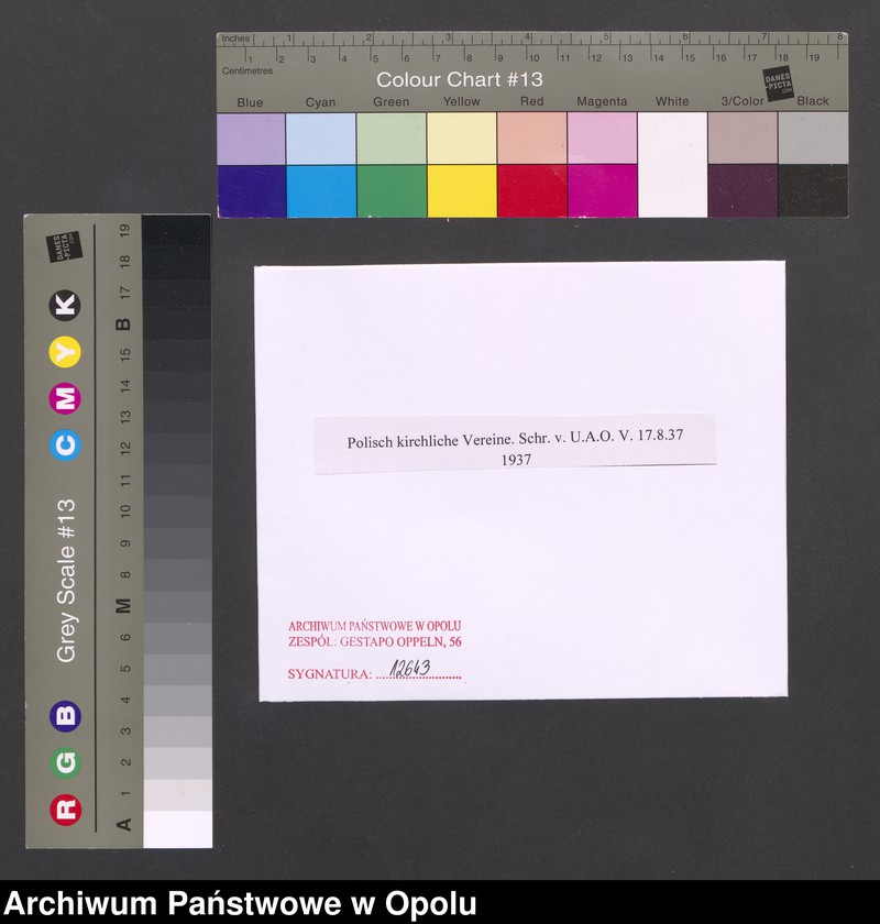 Obraz 2 z jednostki "Polisch kirchliche Vereine. Schr. v. U.A.O. V. 17.8.37"