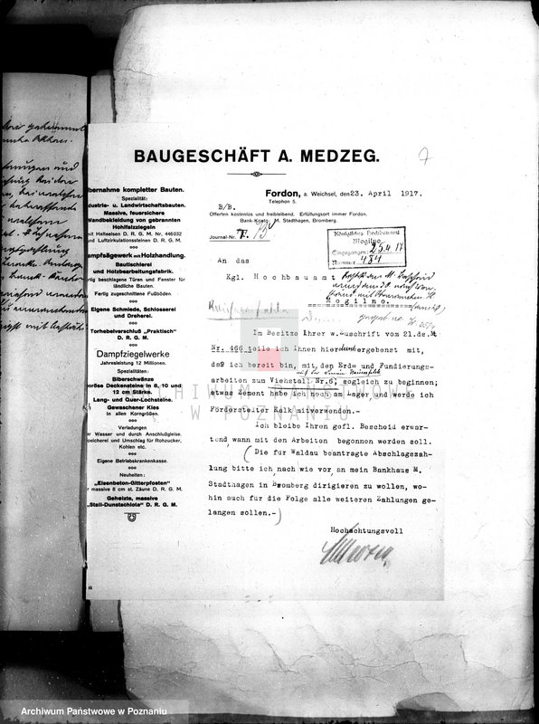 Obraz 11 z jednostki "/Sprawy budowlane domeny Dąbrowa/"