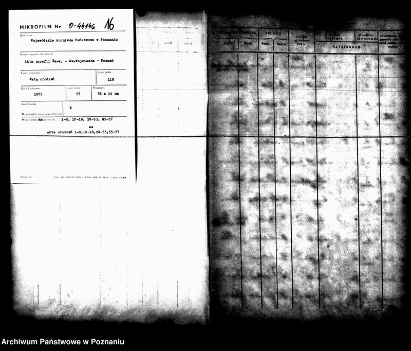 Obraz 2 z jednostki "Księga urodzin"