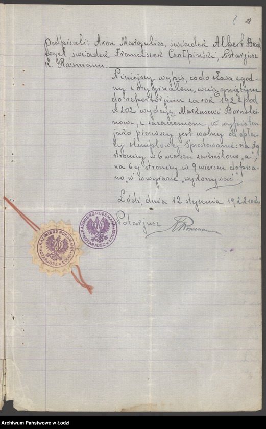 image.from.unit.number "A.Margulies i S-ka- właściciel Aron Margulies- tkalnia"