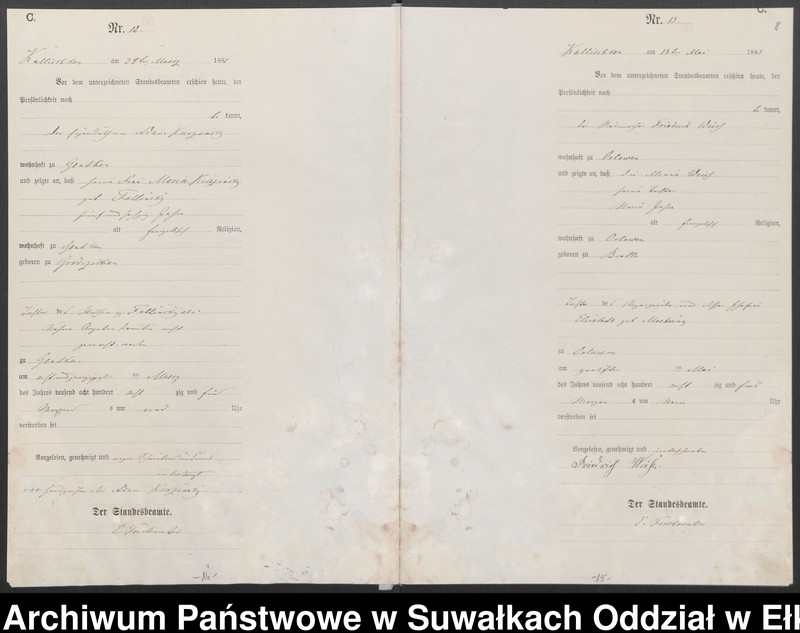 image.from.unit.number "Sterbe-Haupt-Register des Königlich Preussischen Standes-Amtes Kallischken Kreis Johannisburg]"