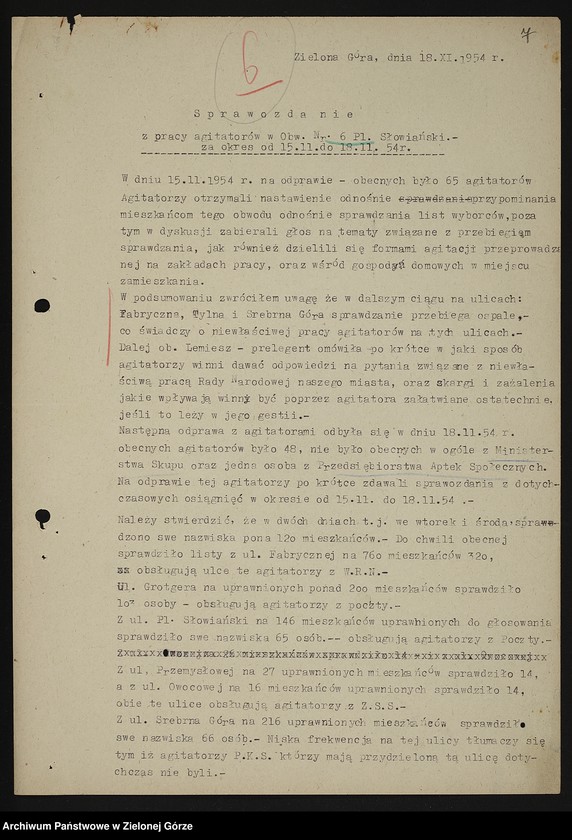 image.from.unit.number "Protokoły i sprawozdania z działalności Obwodowego Komitetu Frontu Narodowego /6-19/ w Zielonej Górze"