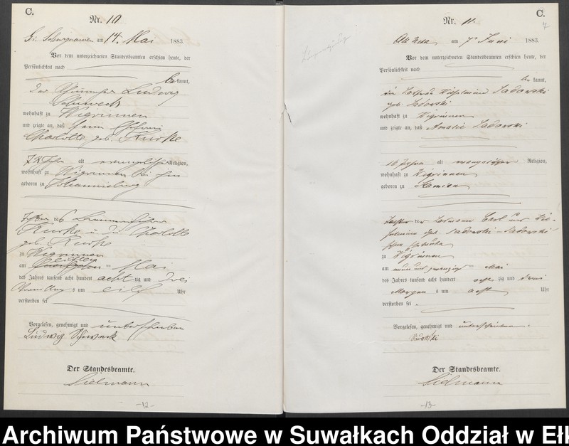 image.from.unit.number "Sterbe-Haupt-Register des Königlichen Preussischen Standes-Amtes Guszianka Kreis Sensburg"