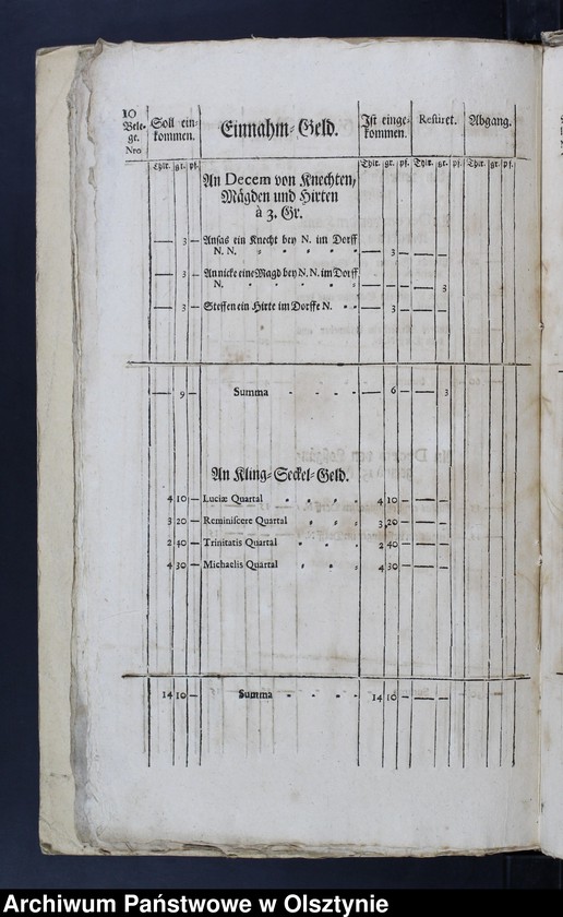 image.from.unit.number "Anweisungen betreffend der Kirchen-Kasse und anderen Sachen"