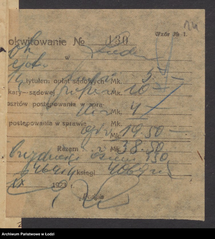 Obraz 16 z jednostki "Józef Józefowicz, Rebeka Gastfrajnd „Gejot” – wyrób i sprzedaż towarów włókienniczych"