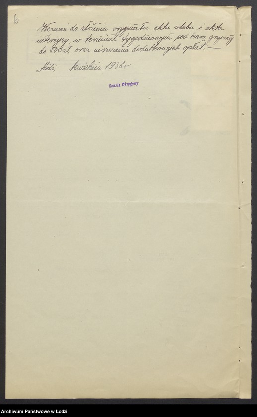 Obraz 8 z jednostki "Dom Agenturowo Handlowy- Pinkus Goldin- sprzedaż surowców włókienniczych na rachunek własny i pośrednictwo tymi surowcami"