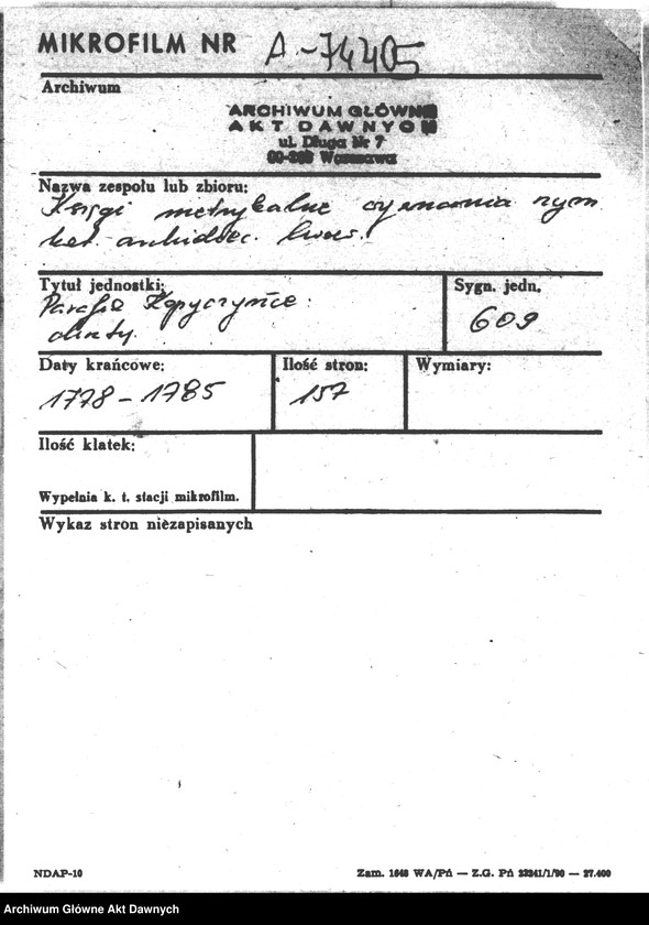 image.from.unit.number "Parafia: Kopyczyńce. Dekanat: Czortków. Księga metrykalna chrztów dla całej parafii: Kopyczyńce 1778-1785, Kopyczyńce - jurdyki 1778-1786, Kabowce 1778-1786*, Kotówka i Teklówka 1778-1786, Suchostaw 1778-1786**, Jabłonów 1778-1786**, Howiłów (Howiłów Wielki) 1778-1786***, Howiłówek (Howiłów Mały) 1778-1785***, Karaszyńce 1779-1784***, Peremiłów 1779-1786***, Kluwińce 1779-1785***, Chorostków 1778-1786***, Chłopówka 1778-1786**, Uwisła 1778-1786***, Celejów i Mazurówka 1778-1786****, Myszkowce 1780-1785****, Niżborg Stary 1778-1786****, Niżborg Nowy 1778-1786****, Krogulec 1778-1785, Kociubińce 1778-1786*****, Oryszkowce 1778-1786, Hadyńkowce 1778-1786******."