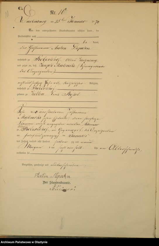 image.from.unit.number "Sterbe-Haupt-Register Nr 1 - 126"