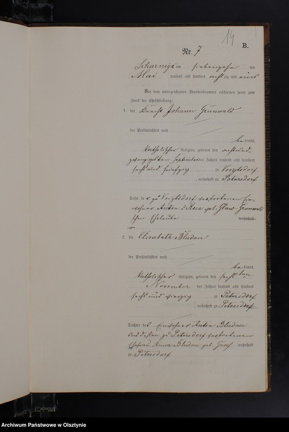 image.from.unit.number "Heiraths-Neben-Register Nr 1 - 26"