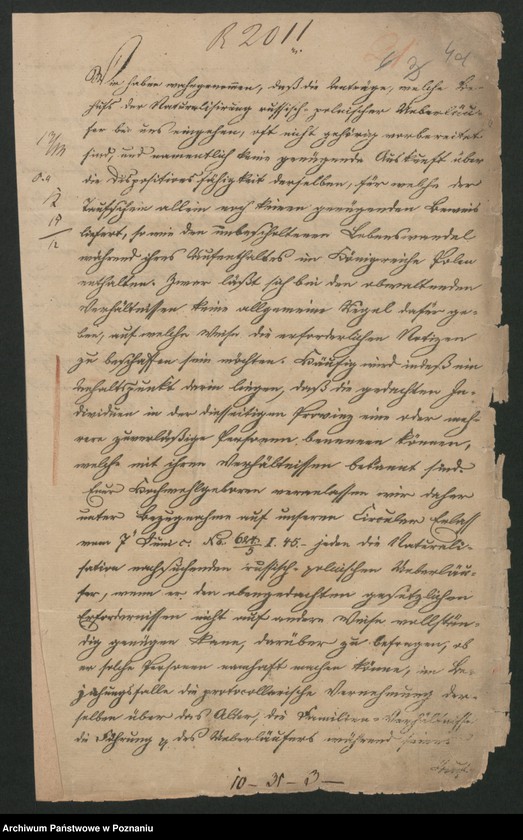 Obraz 14 z jednostki "A. gen. betr. das polnische Flüchtlingswesen in der Provinz Posen. Hierzu Verzeichnis der ausgewiesenen Ausländer"