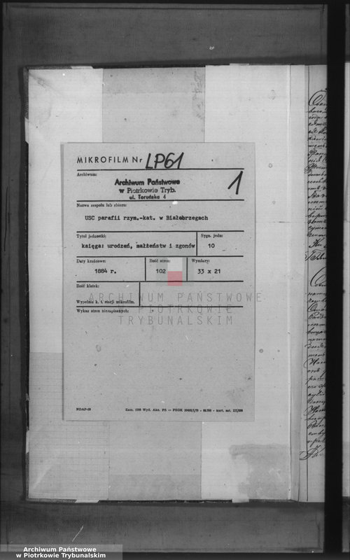 Obraz z jednostki "[Księga duplikat aktów urodzonych, zaślubionych i zmarłych]"