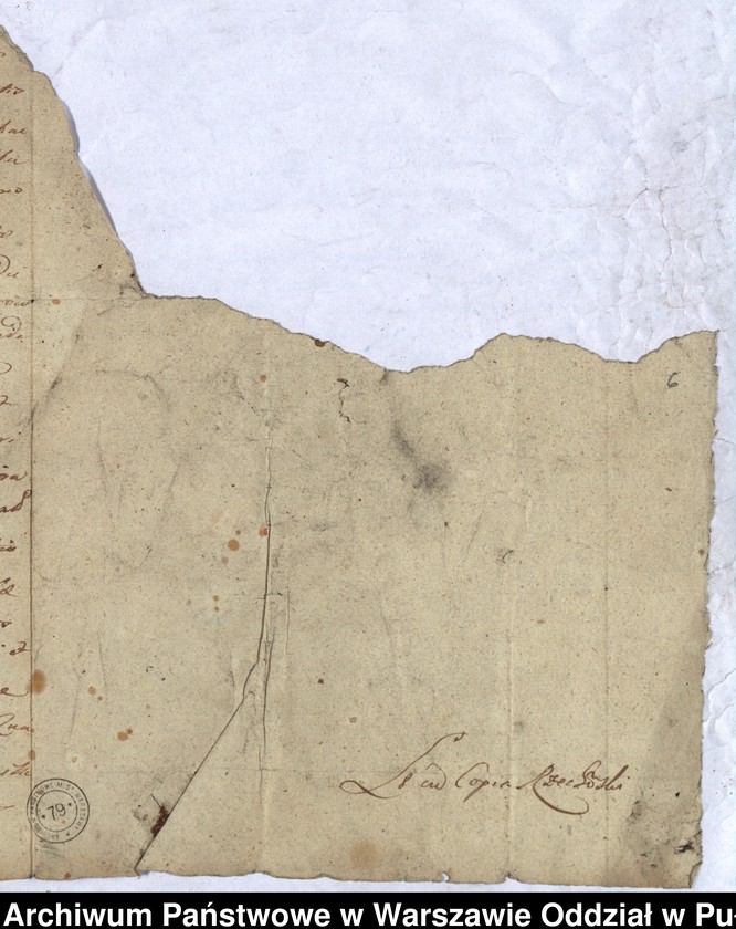 image.from.unit.number "Ekstrakty z ks. gr. i ziem. warszawskich oraz sumariusze dokumentów przedstawianych przez strony jako materiał dowodowy w sprawach z lat 1755-1767 między opatem Walentym Michałem Żółtowskim i konwentem a Jakubem i Anną Stokowskimi o rozgraniczenie dóbr opackich Grabie i Grabia Wólka i dóbr Stokowskich Osieczek i Przekory oraz o wzajemne szkody"