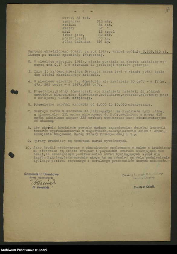 Obraz 12 z jednostki "Dyrekcja Przemysłu Dziewiarskiego; sprawozdania [z działalności]"