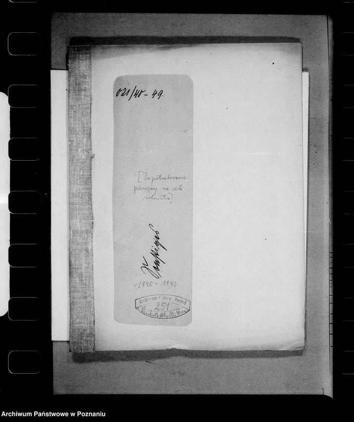 Obraz 4 z jednostki "Zapotrzebowanie pieniedzy na cele rolnictwa - Sonstiges"