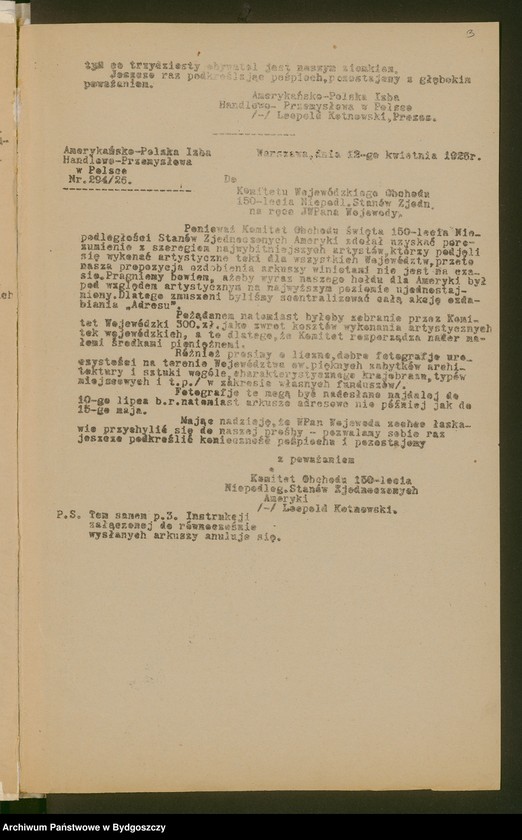 image.from.unit.number "[150-ta Rocznica Niepodległości Stanów Zjednoczonych - Organizacja Wojewódzkiego Komitetu Obchodu]"