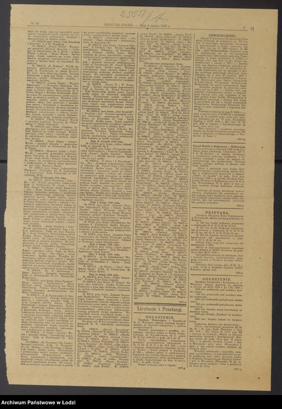 Obraz 19 z jednostki "„Ka-Ge” – Izaak Szulim Król, SzlamaGrynbaum, Szmul Koplowicz, Icek – Majer Grynbaum – wyrób materiałów kołdrowych"