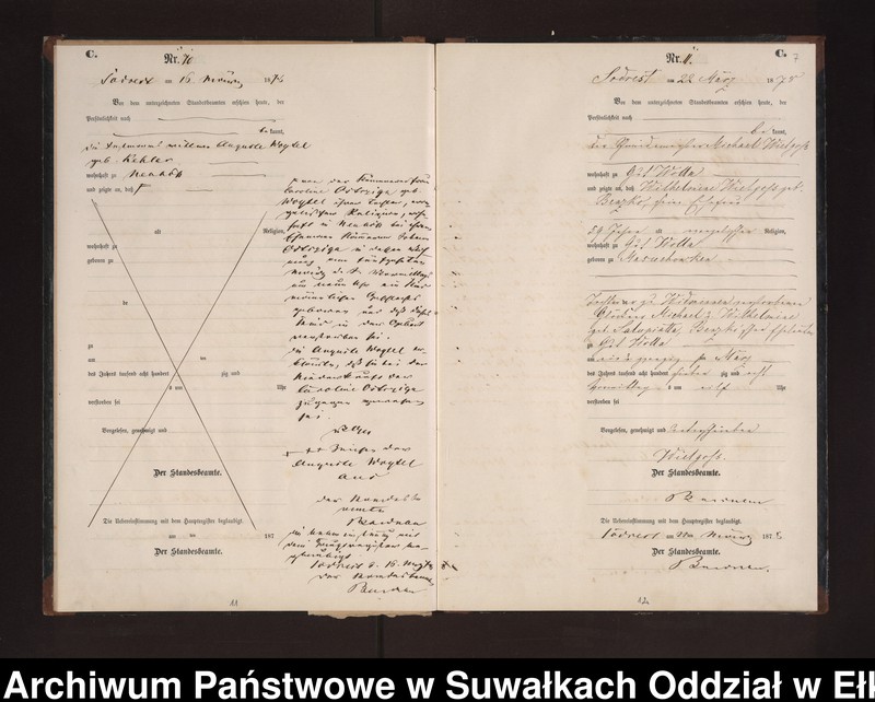 image.from.unit.number "Sterbe-Neben-Register des Preussischen Standes-Amtes Neuhoff Kreis Loetzen"