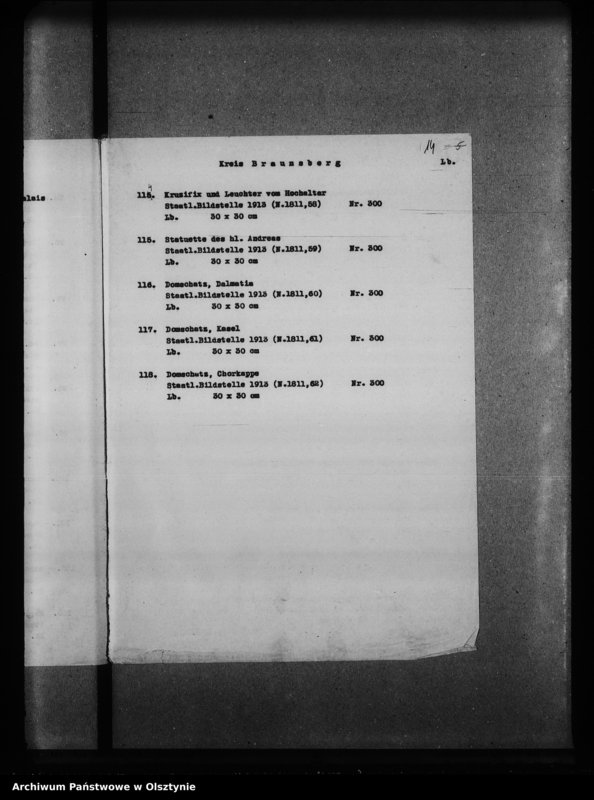 image.from.unit.number "Katalog der Lichtbilder des Provinziellen Denkmalarchievs"