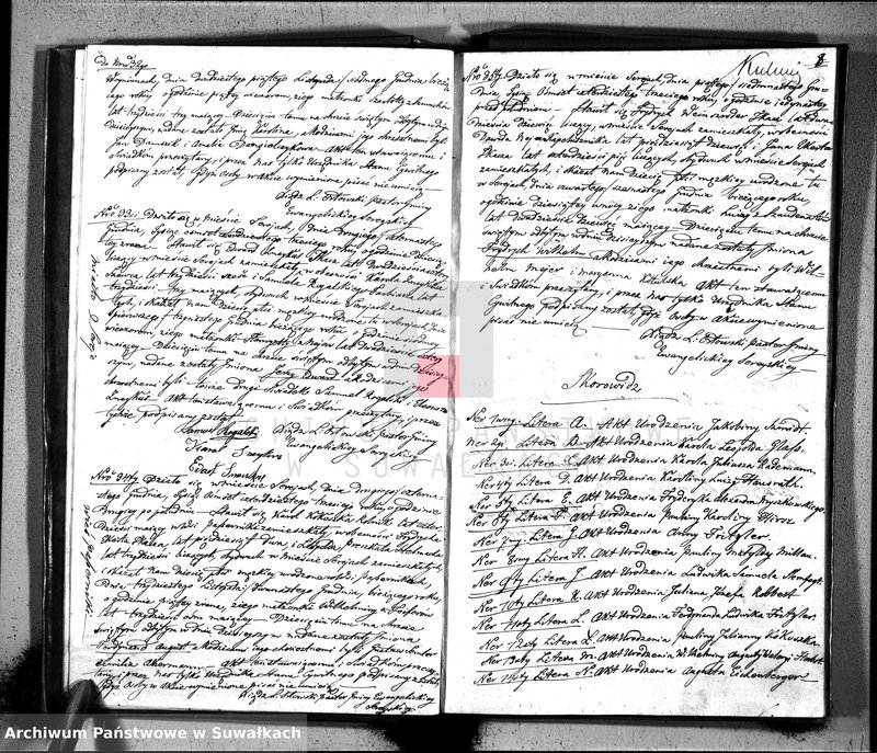 image.from.unit.number "Księga Duplikat do zapisywania Aktów Urodzenia, Zaślubienia i Zeyścia w Parafii Ewangelickiey Sereyskiey na rok 1843"