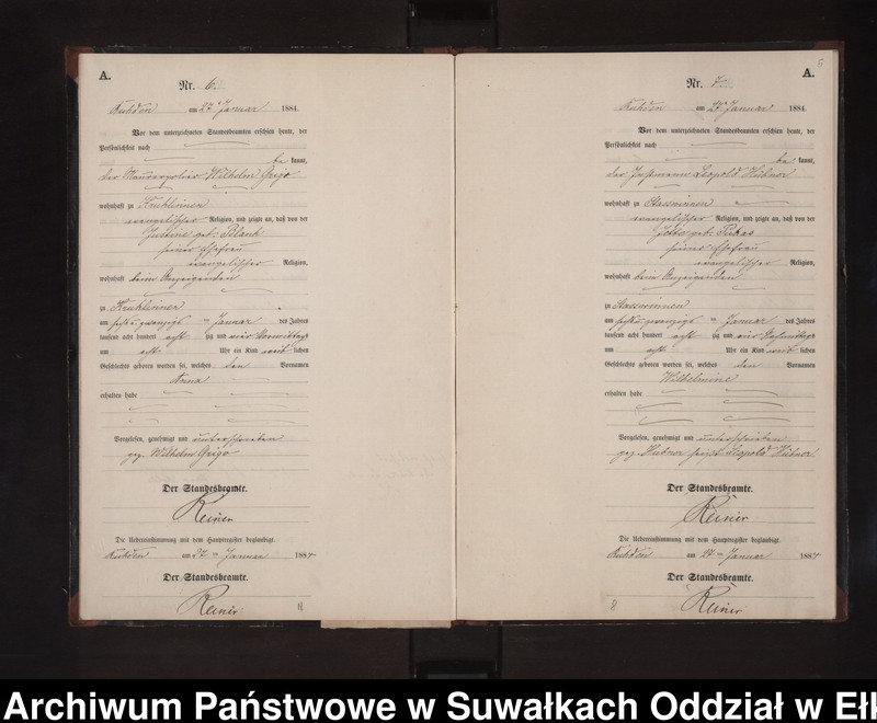 image.from.unit.number "Geburts-Neben-Register des Preussischen Standes-Amtes Stasswinnen Kreis Loetzen"