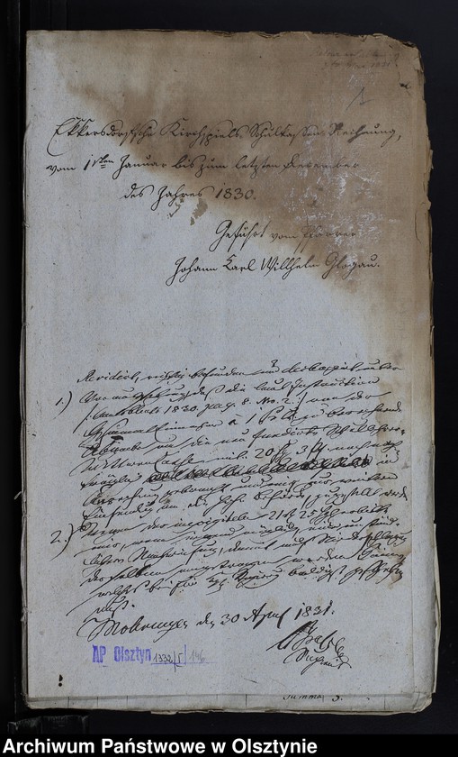 image.from.unit.number "Kirchspiels Schulkassen Rechnung"