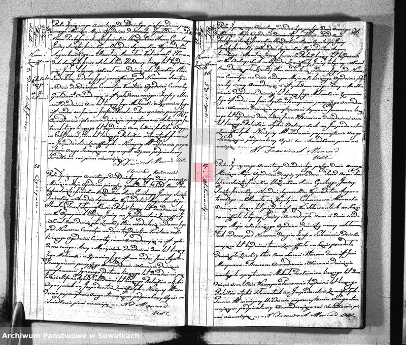 image.from.unit.number "Akta urodzonych w roku 1825 urzędnika stanu cywilnego gminy święto jeziorskiey w obwodzie seyneńskim województwa augustowskiego"