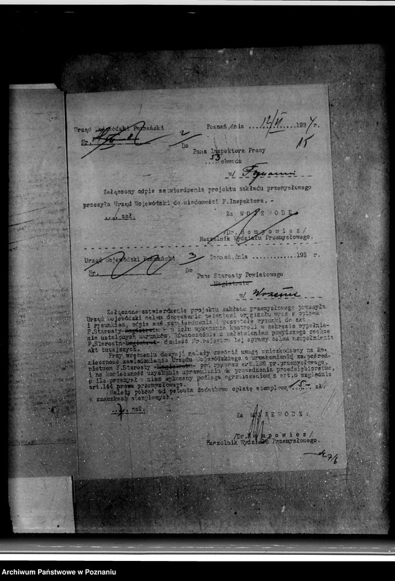 Obraz 19 z jednostki "Zatwierdzenie zakładu przemysłowego /urządzenie cukrowni we Wrześni/ Spółka Akcyjna"