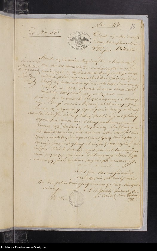 image.from.unit.number "Annexa z parafii Janowiec w roku 1851"
