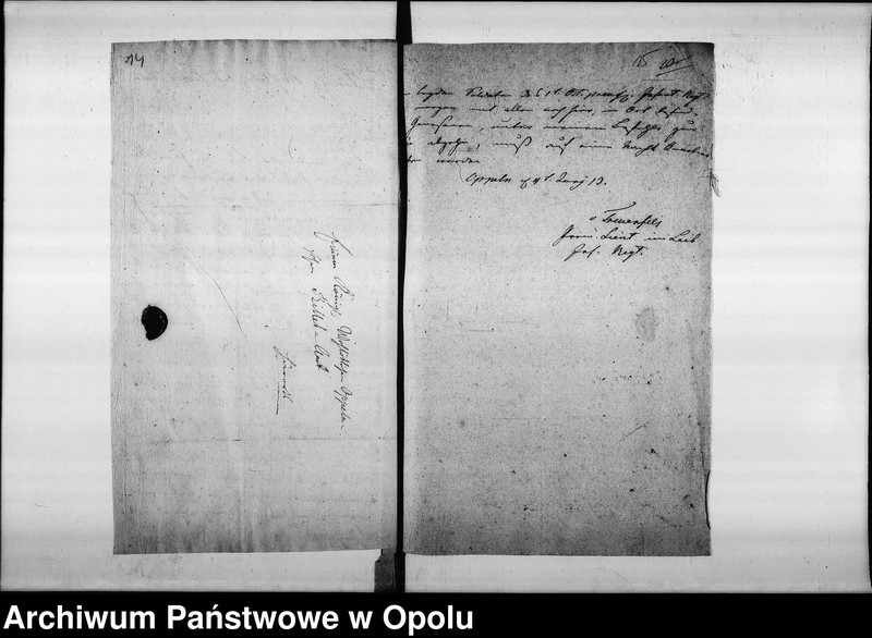 Obraz 14 z jednostki "[...] die Gegenstände der Quartire, Verpflegung der Einquartirung, Quartirs - Geldbeiträge von May, Juny, July und August 1813 Vol. I"