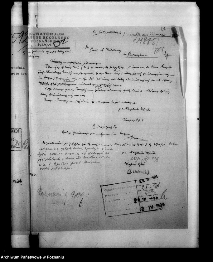 Obraz 11 z jednostki "Państwowe Gimnazjum imienia Bergera- Poznań [między innymi sprawozdanie z egzaminu dojrzałości eksternów]"