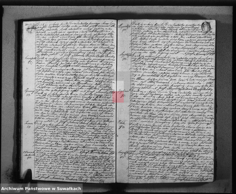 image.from.unit.number "Duplikat urodzonych, zaślubionych i umarłych parafii puńskiey roku 1836"