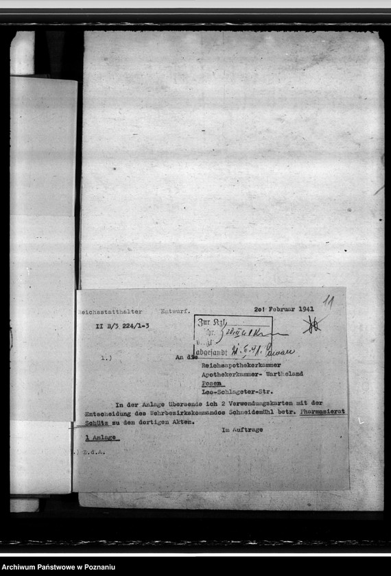 Obraz 16 z jednostki "Notdienstverpflichtung der Apotheker"