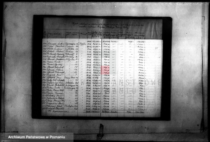 Obraz 10 z jednostki "Rejestr udzielonych na podstawie art. 16 i 5 umorzeń należności Funduszu Obrotowego Reformy Rolnej dla osad rentowych"