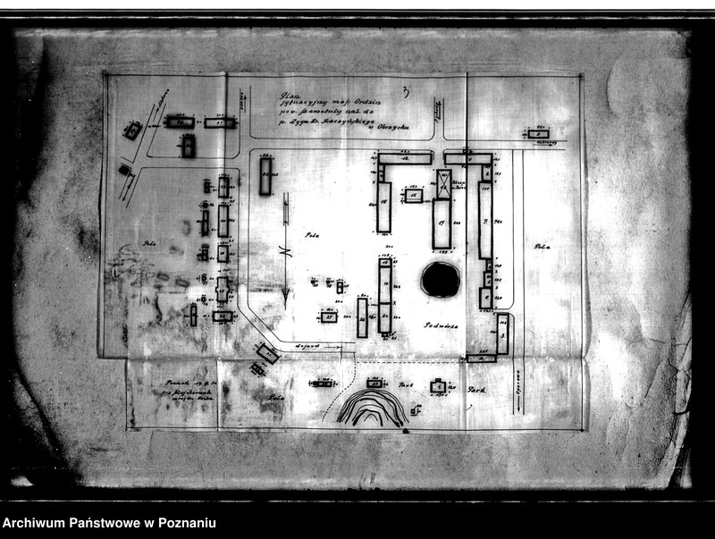 Obraz 7 z jednostki "/Plany sytuacyjne majętności Ordzin, Niemieczkowo i Pęckowo-majątku hr. Raczyńskich/ powiatu szamotulskiego"