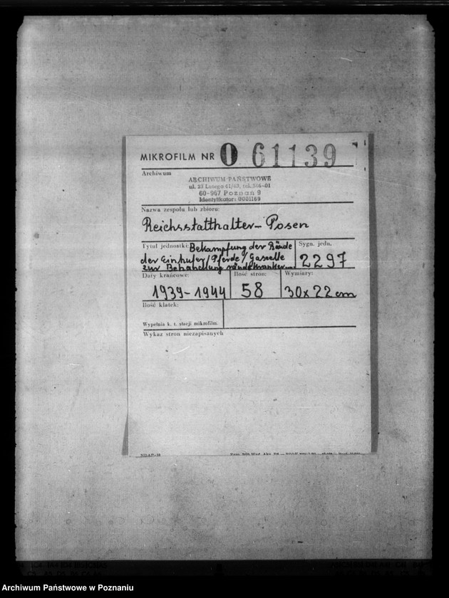 Obraz 2 z jednostki "Bekämpfung der Räude der Einhufer - Pferde, Gaszelle zur Behandlung räudekranker Pferde."