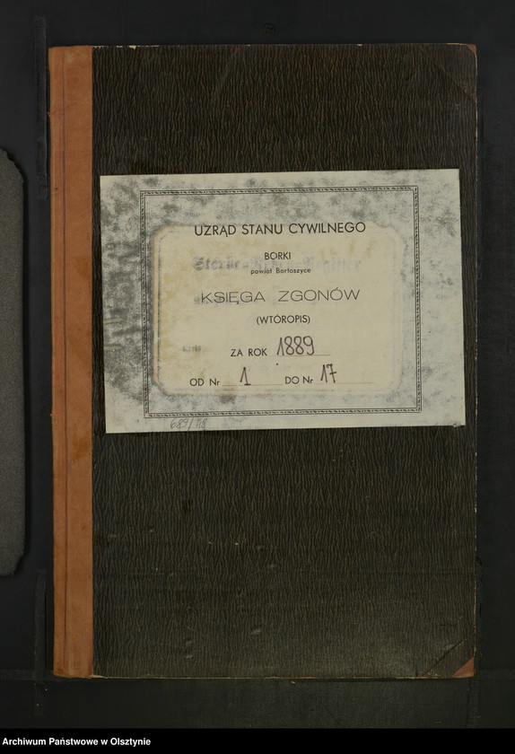 image.from.unit.number "Sterbe-Neben-Register Nr 1 - 17"