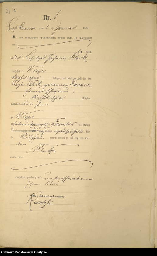 image.from.unit.number "Geburts-Haupt-Register Nr 1 - 83"