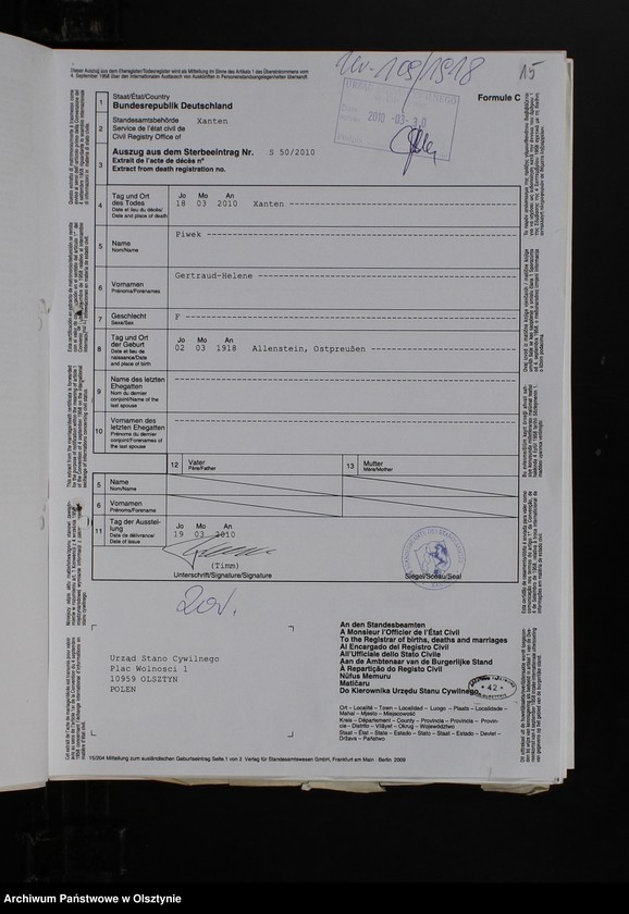 image.from.unit.number "Akta zbiorcze urodzeń z 1918 roku"