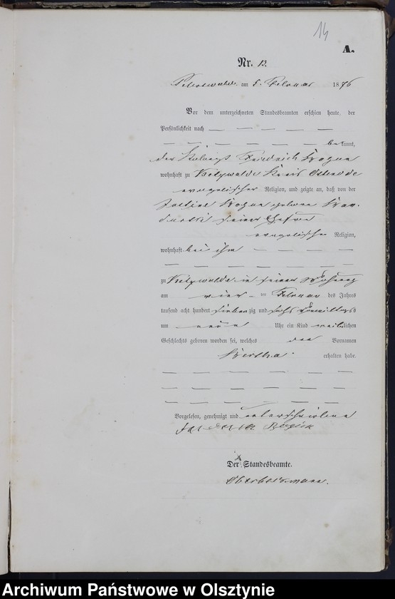 image.from.unit.number "Geburts-Hanupt-Register Nr 1 - 160"