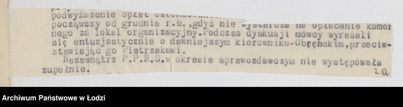 Obraz 6 z jednostki "Wycinki z meldunków doraźnych różnych polskich organizacji politycznych [prawicowych i narodowo-socjalistycznych]"