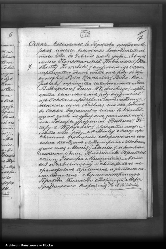 image.from.unit.number "Akta urodzeń, małżeństw i zgonów"