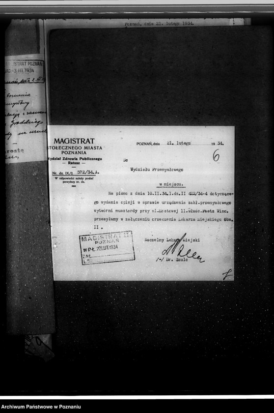 image.from.unit.number "Zatwierdzenie zakładu przemysłowego wytwórni musztardy W. Paetz w Poznaniu"