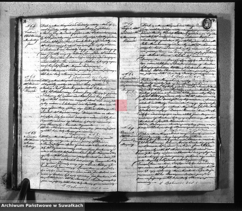 image.from.unit.number "Duplikat parafii wiżayńskiey urodzonych, zaślubionych i umarłych 1834 roku"