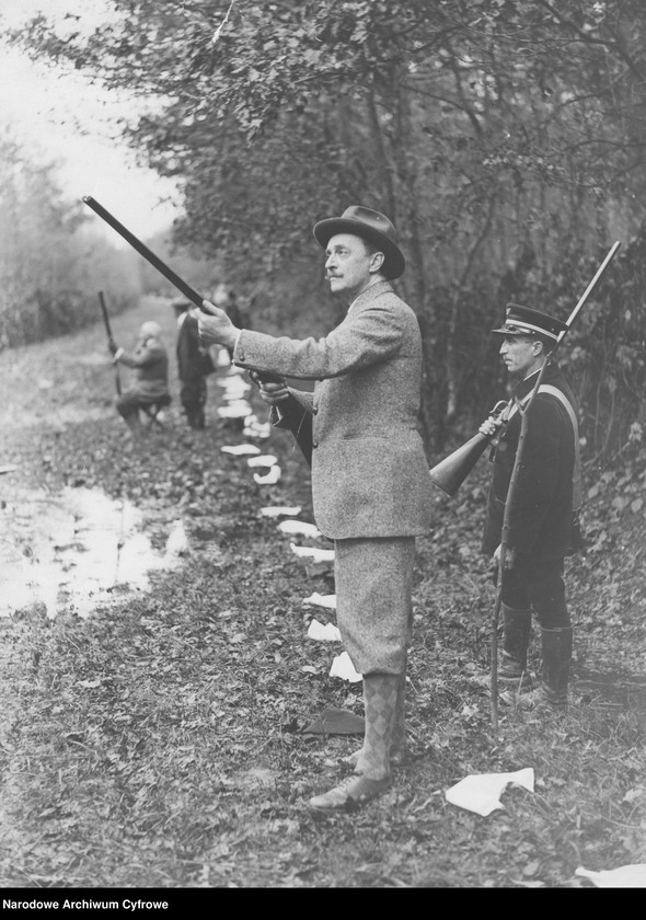 Obraz 1 z jednostki "Polowanie w majątku hrabiego Adama Zdzisława Zamoyskiego "