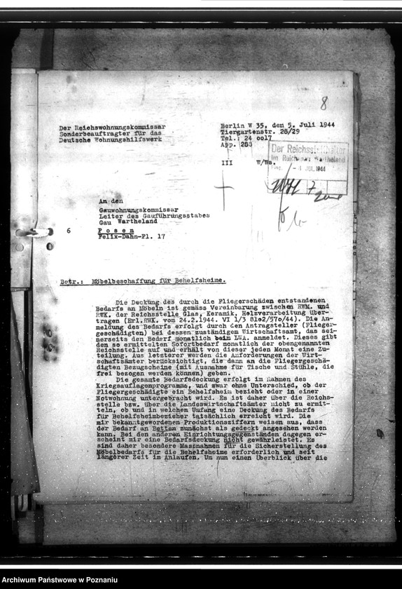 Obraz 13 z jednostki "DWH - Möbel für Behelfsheime"