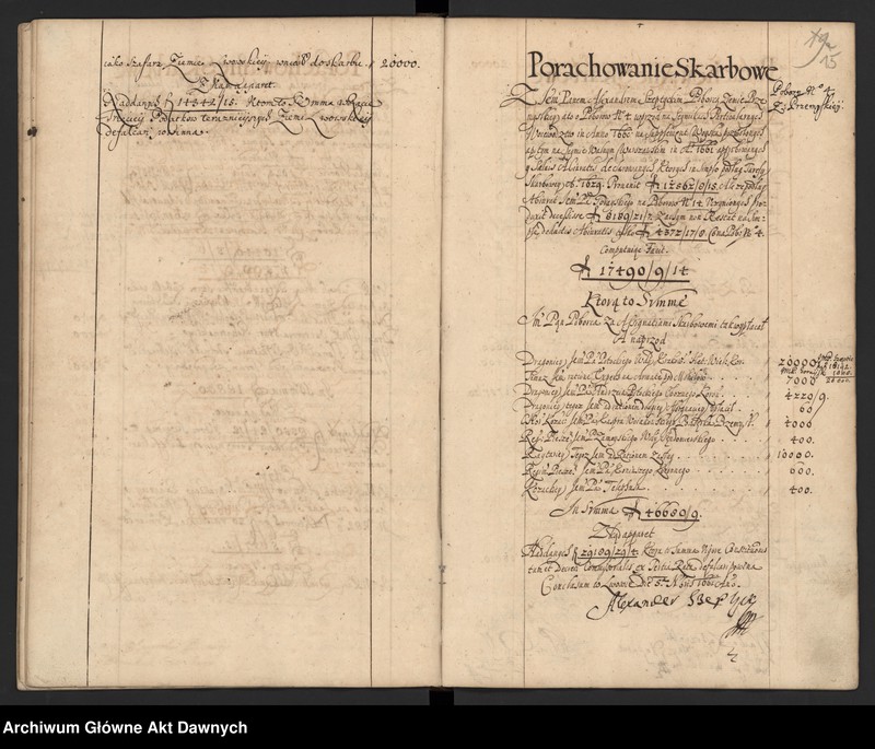 image.from.unit.number "Rozliczenie skarbowe z lat 1661-1676."